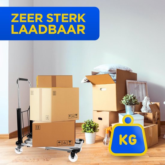 Kinzo Steekwagen Opvouwbaar - Trolley - Transportwagen - tot 150 KG
