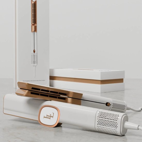 Largolash Hairstrait Stijltang Wet-to-Dry - 2 in 1 - Airstraight - Dupe - Haardroger & Stijltang - Coldshot - 80ºC t/m 140ºC