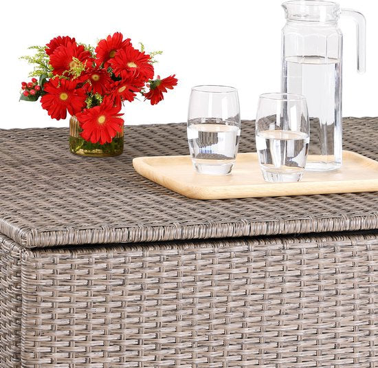 Casa Kussenbox - Tuinkist - Kussenopslagbox - Creme - 75x75x70cm