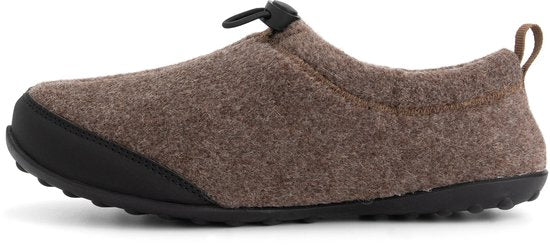 Travelin' Back2Home Dames - Pantoffels - Wol - Bruin - maat 43