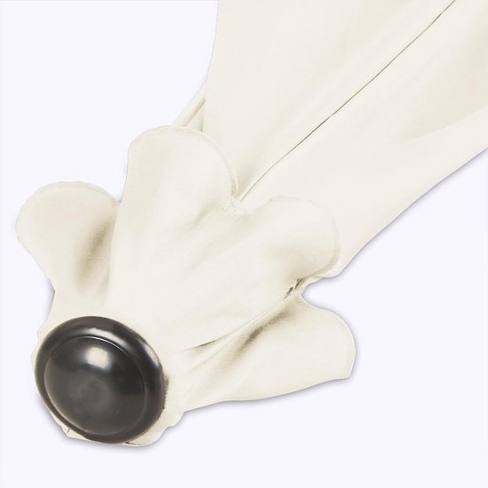 Kingsleeve Parasol Halfrond - Ø 2,7m UV 50+ Bescherming - Beige