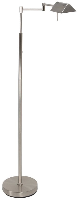 Vloerlamp GlowGo 4603ST – Draaibaar en kantelbaar, staal, draadloze LED verlichting met accu, Mexlite