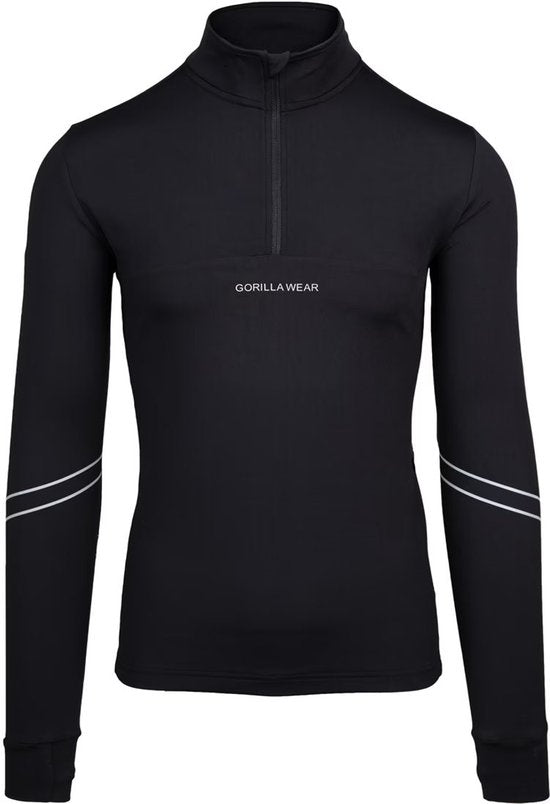 Gorilla Wear Noxen Long Sleeve Shirt - Zwart - 3XL