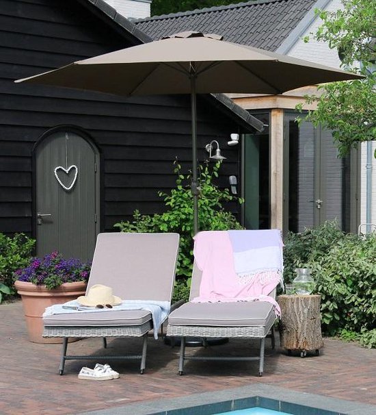 PimXL Parasol – Ø300cm - Taupe
