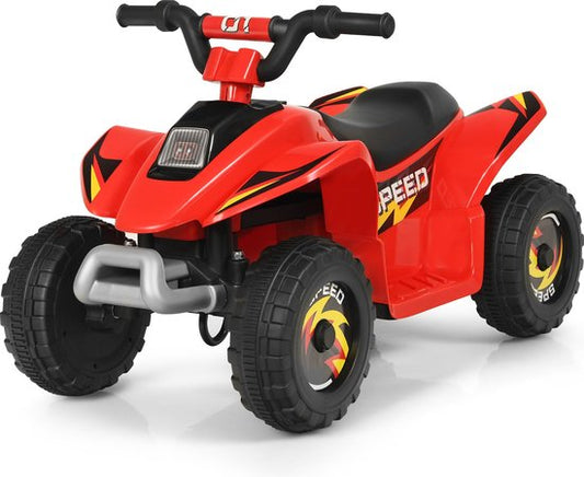 Coast 6V Elektro Kinderquad Mini Elektroquad Kinderauto 73 x 40 x 44,5 cm rood