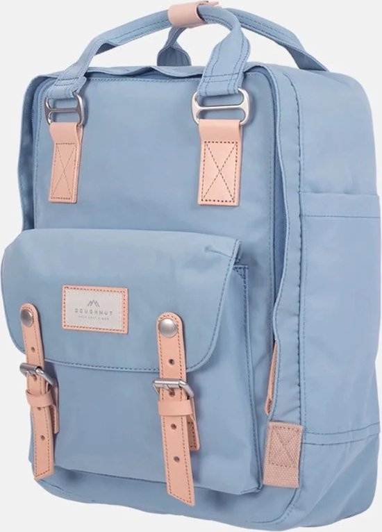 Doughnut laptoprugzak / Rugtas / Schooltas - 14 inch - Macaroon 14 - Lichtblauw