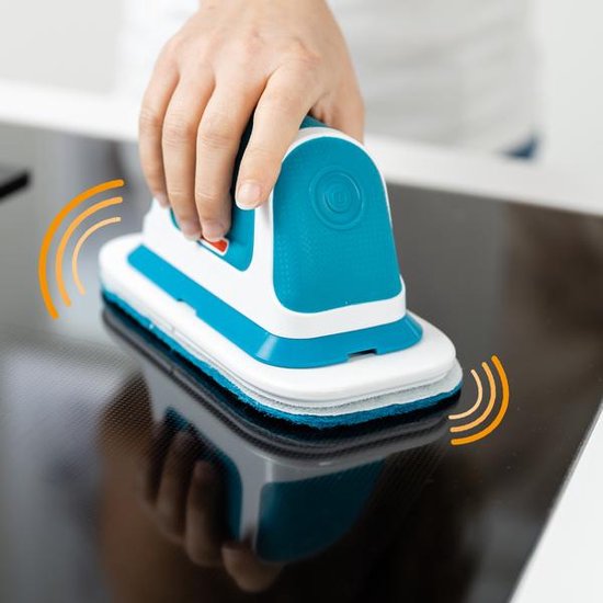 Livington MultiScrubber elektrische schrobber - accu-mop voor moeiteloos dweilen, schrobben en boenen - 2-in-1 dweilsysteem als handschrobber & vloermop - Mail Order Edition