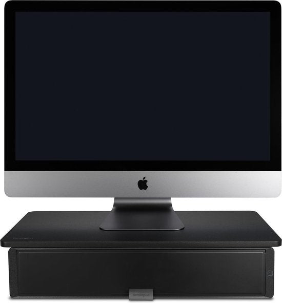 Kensington UVStand™ Monitorstandaard met UVC Sterilisatie Compartiment/Opberglade - Zwart