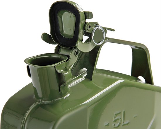 Monzana Metalen jerrycan 5L set van 3 inclusief schenker