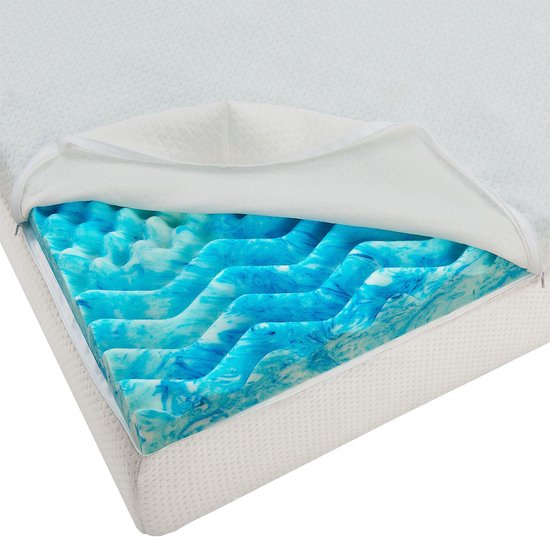 Topper / Matrastopper / Topmatras - 180 x 200 cm - H2 / H3 - Traagschuim