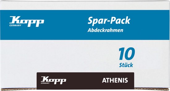 KOPP Afdekraam Athenis, helderwit, 1-voudig, 10 stuks