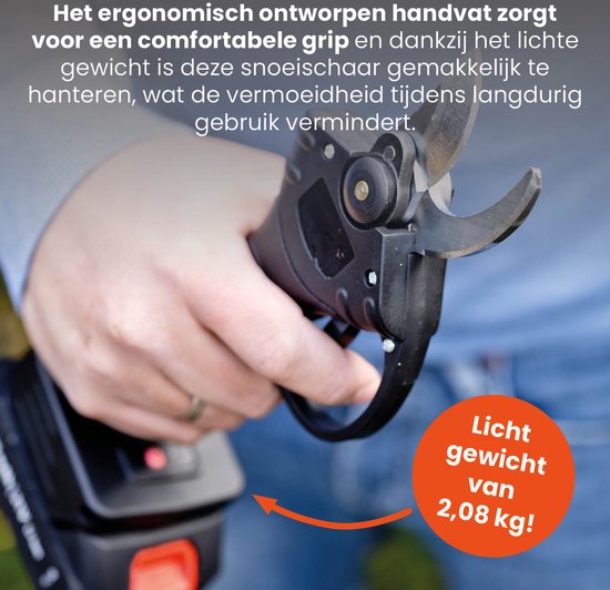 QLT Snoeischaar met Accu - Elektrische Accu Snoeischaar