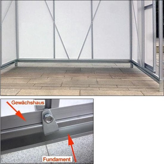 Gardebruk Aluminium Kas - 7,6 m³ met Fundering