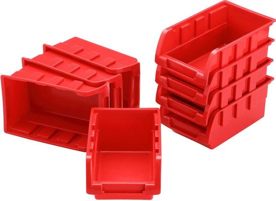 Deuba Gereedschapswand met stapelboxen en gereedschapshouder 43 st. - 2 wandplaten van 54x47,5x1,8 cm