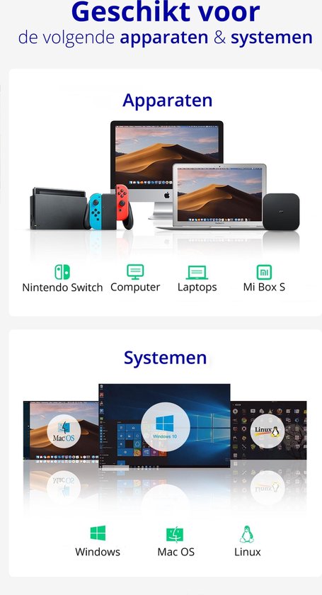 Garpex® USB2.0 naar RJ45 Ethernet LAN adapter