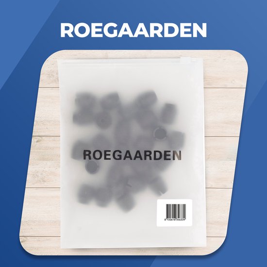 Roegaarden Stoelpoot Beschermers – Stoelpootdoppen – 12-16mm – 24 stuks – Zwart