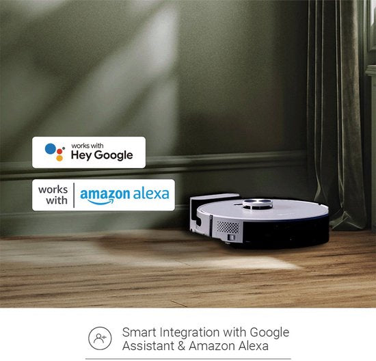 EZVIZ Robotstofzuiger en dweil - RE5 Plus - App besturing - zelf reinigend - dweilen en stofzuigen