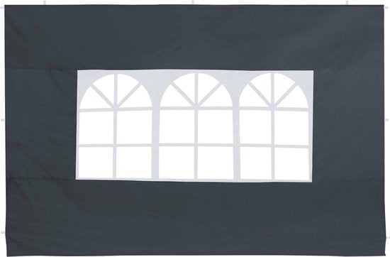 Deuba Zijwanden Paviljoen - 2-Delig - Antraciet 3x2m