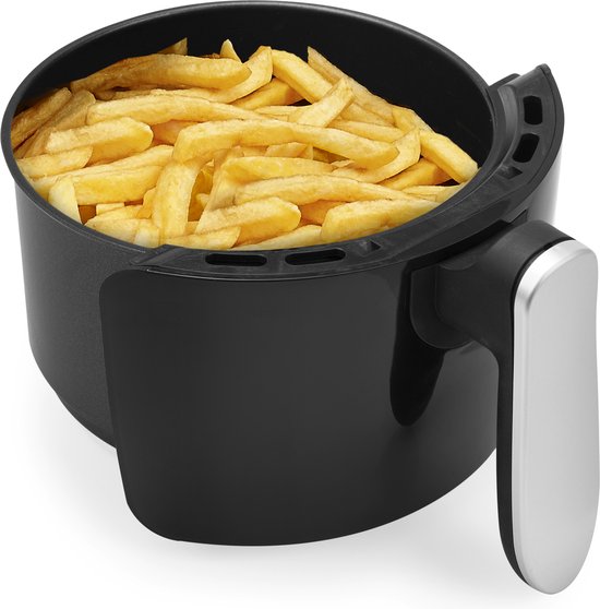 Tristar Airfryer Mini Crispy FR-6980 - 2 liter - Heteluchtfriteuse - PFAS vrij - Compact - Zwart - 1000W