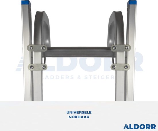 ALDORR Aluminium Nokhaak Met Wielen - Geschikt Voor Alle Ladders
