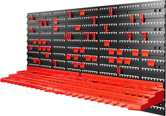Monzana Gereedschapswand - 95x54cm 2 Muurpanelen - Uitbreidbaar