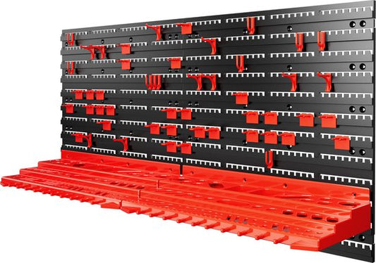 Monzana Gereedschapswand - 95x54cm 2 Muurpanelen - Uitbreidbaar