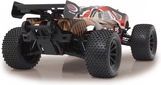 Jamara RC Brecter Truggy BL Monstertruck – 1:10 – Lipo Accu – Met LED Verlichting – Krachtige Elektrische Auto - Zwart