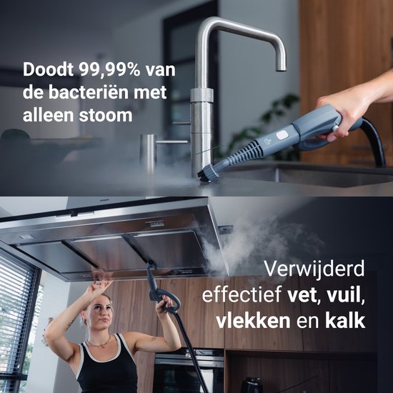 Techweise 16-in-1 Stoomreiniger - 45 minuten lang stomen - 4 bar - Tapijtreiniger - Reinigingsmachine - Vlekkenreiniger