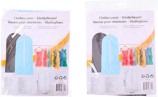 Kledinghoes met Rits 137x60 cm Assorti