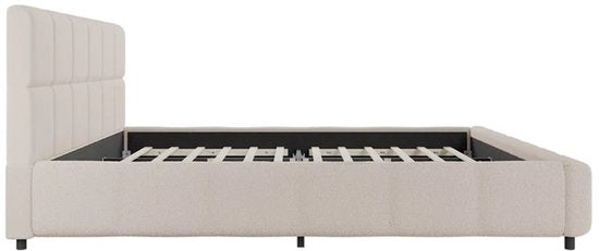 Gestoffeerd Bed Florence - 180x200cm - Beige