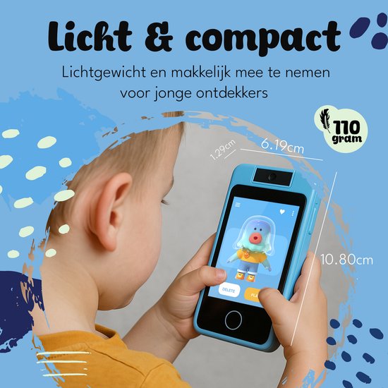 Denver MP3/MP4 speler - Kinderen - Games - Camera - Voice Recorder - KMP284