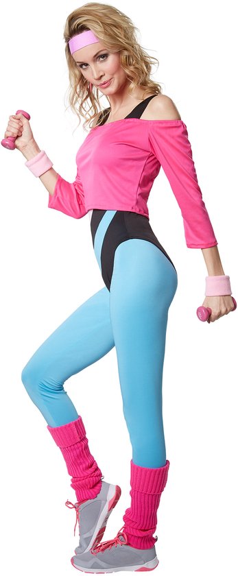 dressforfun - Aerobicster XL - verkleedkleding kostuum halloween verkleden feestkleding carnavalskleding carnaval feestkledij partykleding - 302751