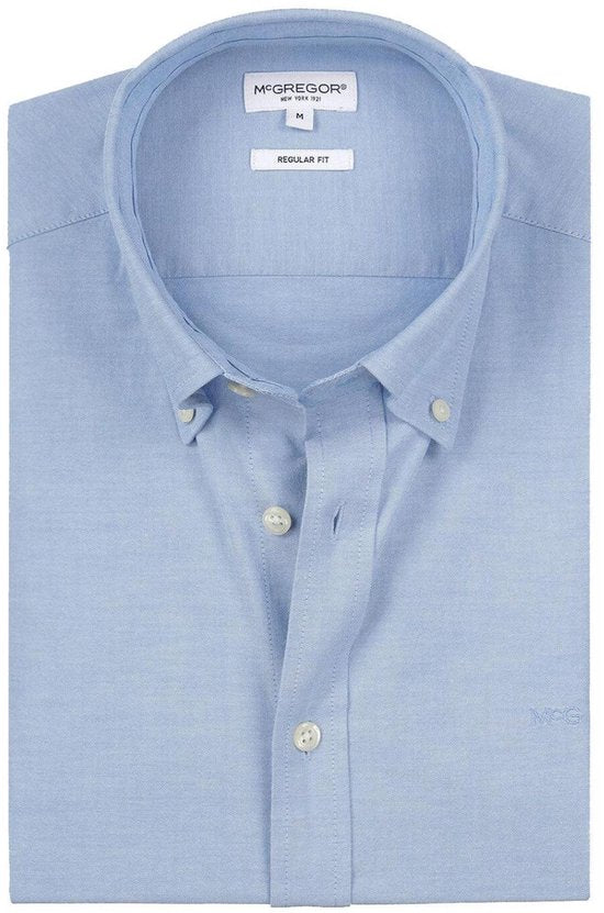 McGregor Overhemd Oxford Stretch Mm999 6001 01 2001 Lichtblauw Mannen Maat - M