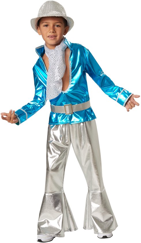 dressforfun - Disco boy 140 (9-10j) - verkleedkleding kostuum halloween verkleden feestkleding carnavalskleding carnaval feestkledij partykleding - 302378