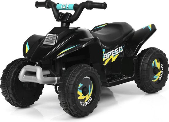Coast Elektrische Auto voor Kinderen – Electro Kinderquad – 73 x 40 x 44,5 cm – Zwart