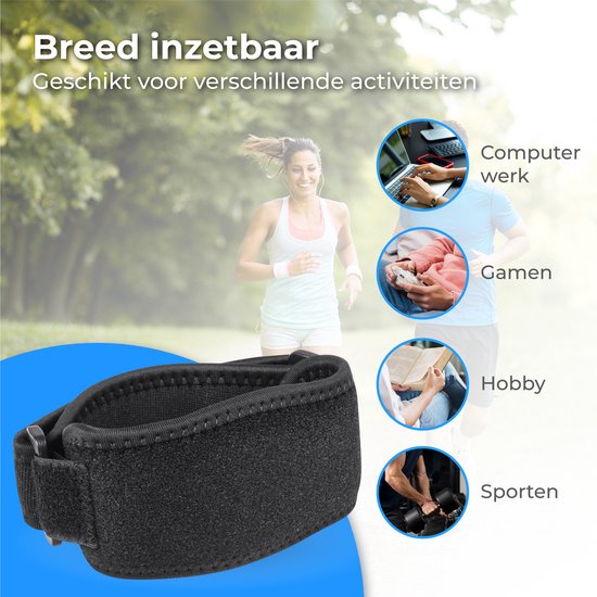 Nuvance - Elleboog Brace - One Size - Tennisarm Brace - Elleboogbraces