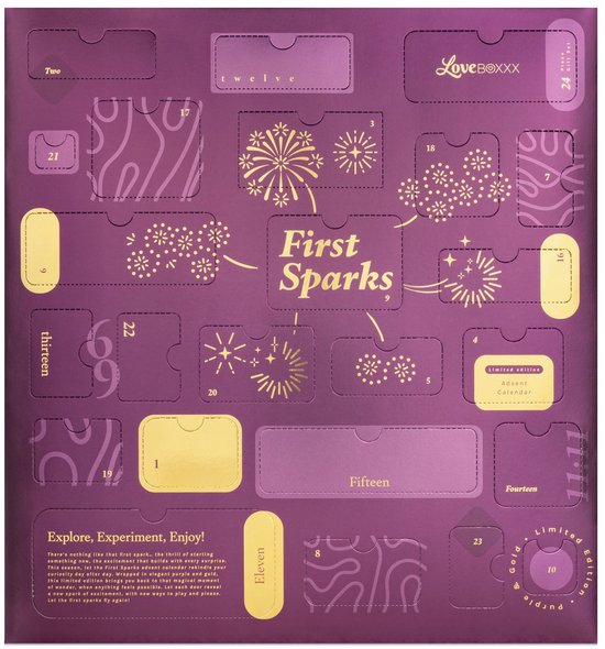 EasyToys x Loveboxxx - First Sparks - Adventskalender Advent Kalender - Musthave voor Koppels - Cadeau Man - Cadeau Vrouw - Giftset - Adventskalenders - Kerst - Kerstcadeau - Adventskalender 2025
