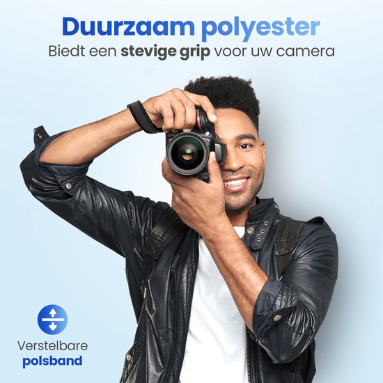 Garpex® Camera Hand Strap - Comfortabel Ontwerp - Verstelbare Polsband