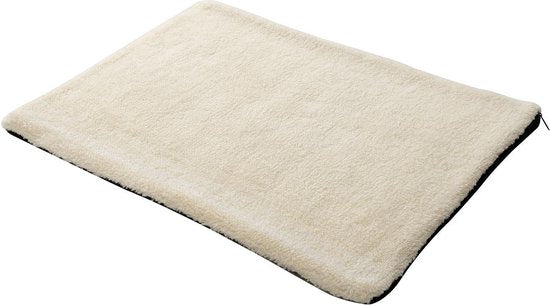 Juskys – Lassie Hondentransportbox – 60 x 42 x 44 cm – Voorzien Van Uitneembaar Kleed En Inklapbaar Frame – Voor Kleine En Middelgrote Honden – Grijs Oxford-Stof