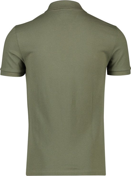Lacoste 1hp3 Heren S/s Polo 12 Polo's & T-shirts Heren - Polo shirt - Olijf - Maat XS