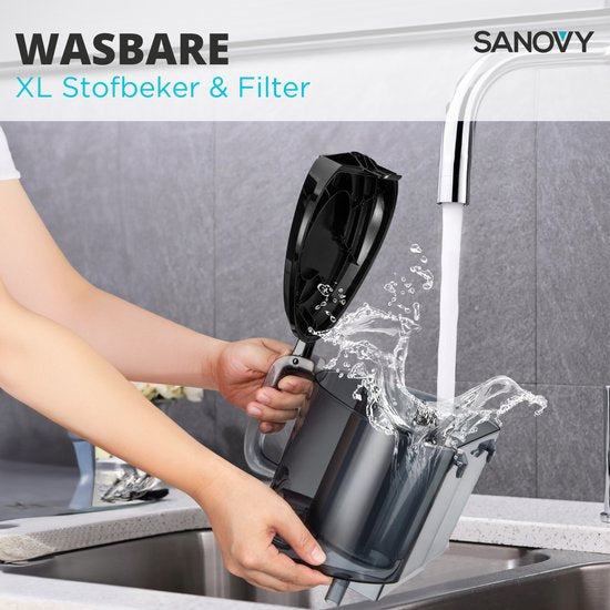 Sanovy PowerClean-8900 Krachtige Stofzuiger Zonder Zak - 2,5L - Cyloontechnologie Stofzuigers