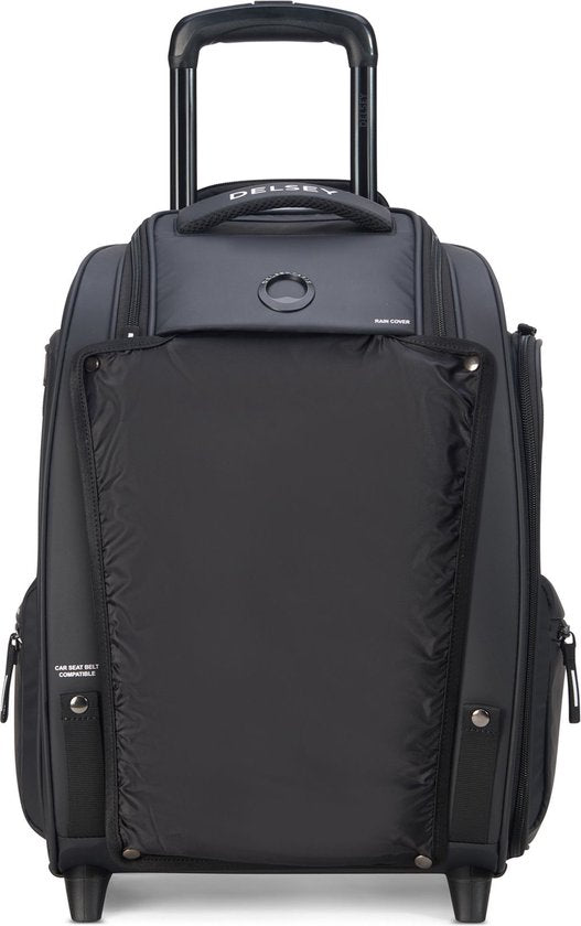 DELSEY PARIS Trolley Reistas Raspail 2R Huisdierdrager Zwart 48cm
