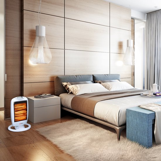 alpina Elektrische Kachel - Halogeen Heater - 3 Warmtestanden - 1200W
