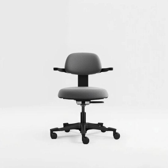 Backerz Ergonomische Werkkruk - Bureaustoelen voor Volwassenen - Volledig Verstelbaar, tot 120kg - Office Chair - Gamestoel - Zwart