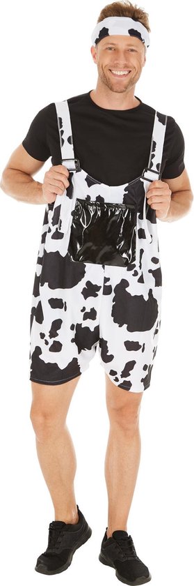 Dressforfun Kostuum koe L - verkleedkleding kostuum halloween verkleden feestkleding carnavalskleding carnaval feestkledij partykleding - 300849