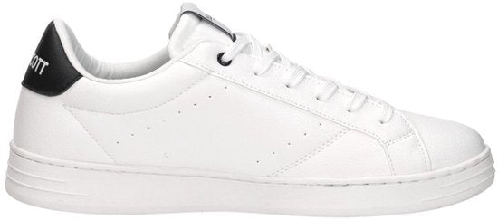 Lyle & Scott Elgin Hole Sneakers Heren - Wit/Zwart - Maat 44