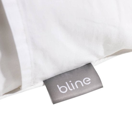 Bline Leeskussen Wit – Bookseat met Traagschuim – Leeskussen voor in Bed en Bank – Rugkussen met Zijvak – Ergonomische Rugsteun – Boekkussen – Wit