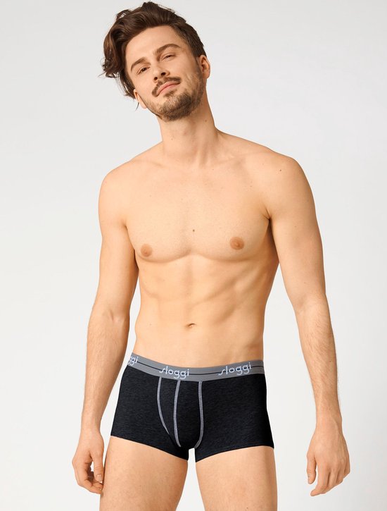 Sloggi Heren Boxershorts - 2-Pack - Stretch - Comfort Fit - Grijs - XXL
