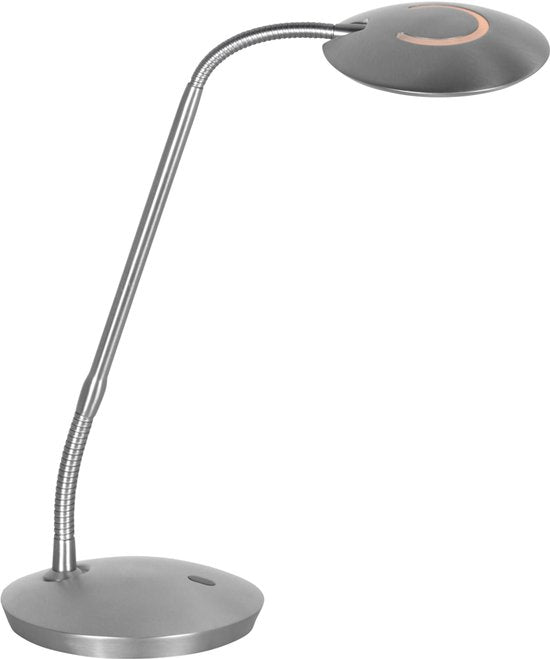 Steinhauer Exclusive - tafellamp - Zenith2 - staal - kunststof metaal - bureaulamp - LED - 4397ST