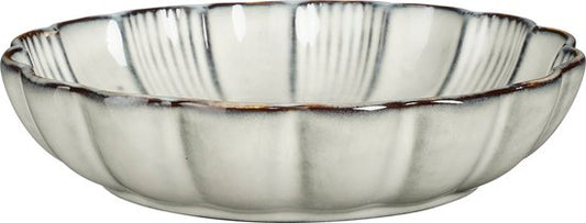 Mica Decorations Corfu Schaal - H5 x Ø18,5 cm - Keramiek - Grijs